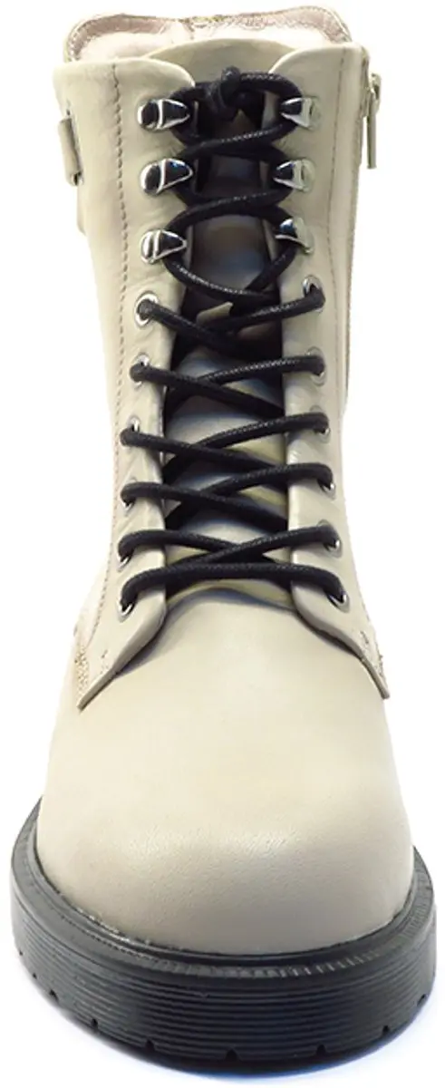 AQA Shoes A8806 Enkellaarzen Taupe - afbeelding 6 van 6
