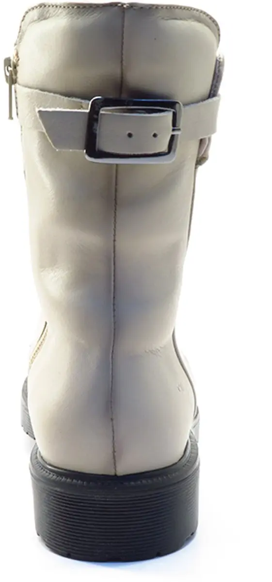 AQA Shoes A8806 Enkellaarzen Taupe - afbeelding 3 van 6