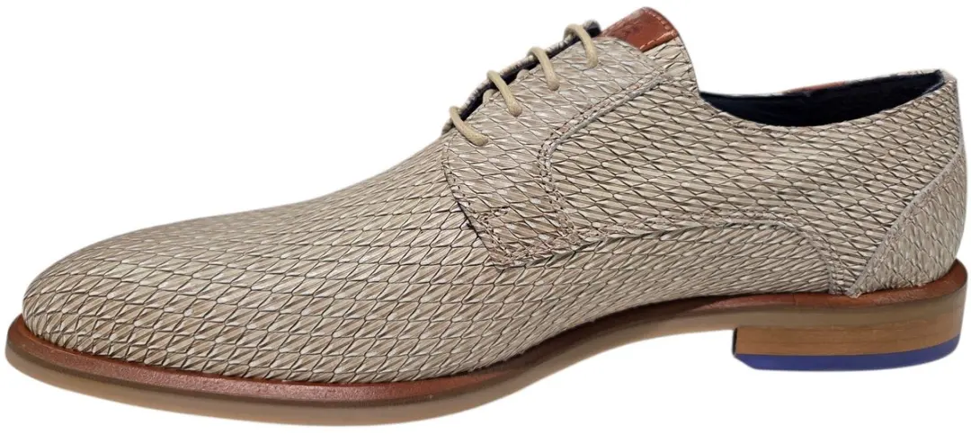 Berkelmans Oran Light Brown Print 203E Nette veterschoenen - Beige - afbeelding 4 van 5