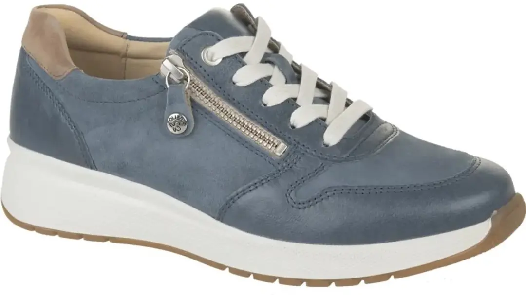 Fidelio Veterschoen Rits Jeans Blauw Suede Leer 566114.29