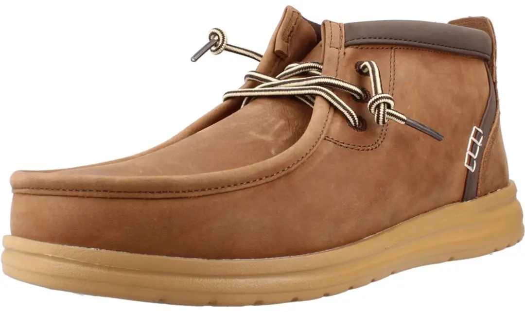 Hey Dude Wally Mid Gripr Leather Bruin - afbeelding 4 van 4