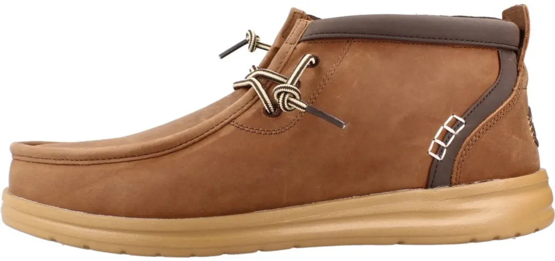Hey Dude Wally Mid Gripr Leather Bruin - afbeelding 2 van 4