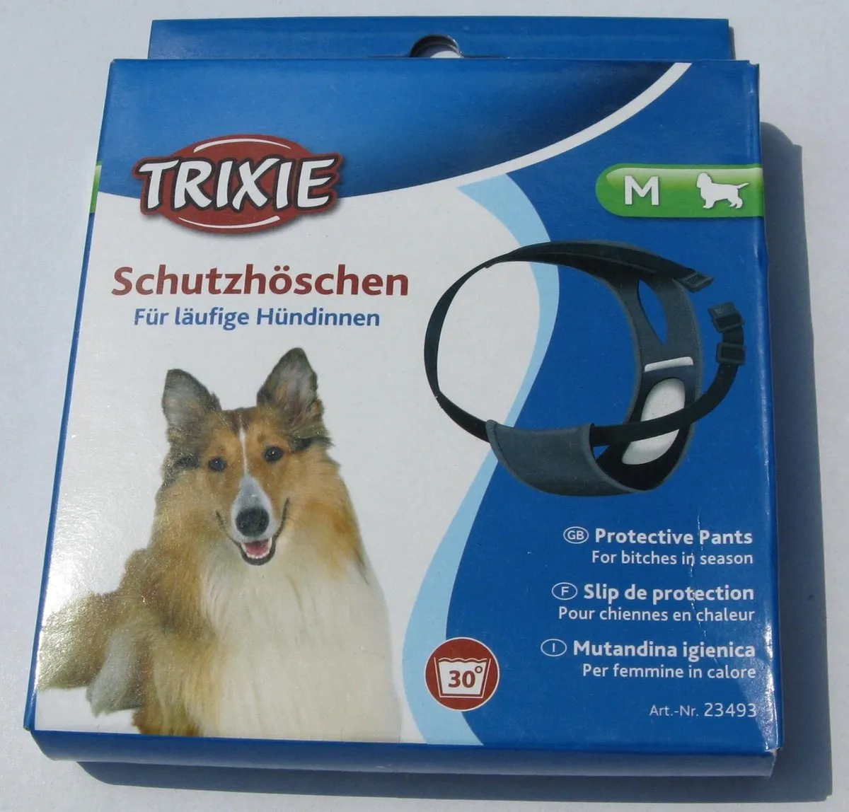 Trixie Loopsheidbroekje Hondenluier - M - 40-49 cm - Zwart