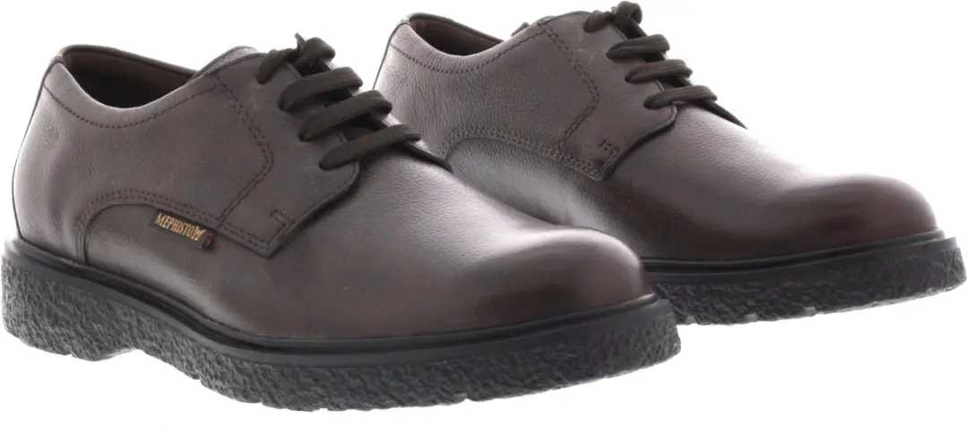 Mephisto Eddy Nevada Heren Veterschoenen - Donkerbruin 41 - afbeelding 4 van 6