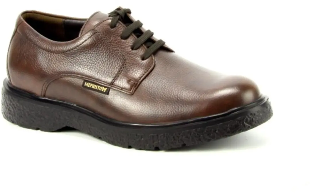 Mephisto Eddy Nevada Heren Veterschoenen - Donkerbruin 41 - afbeelding 2 van 6