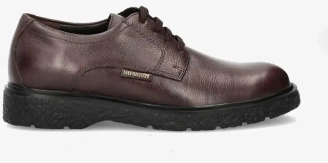 Mephisto Eddy Nevada Heren Veterschoenen - Donkerbruin 41 - afbeelding 3 van 6