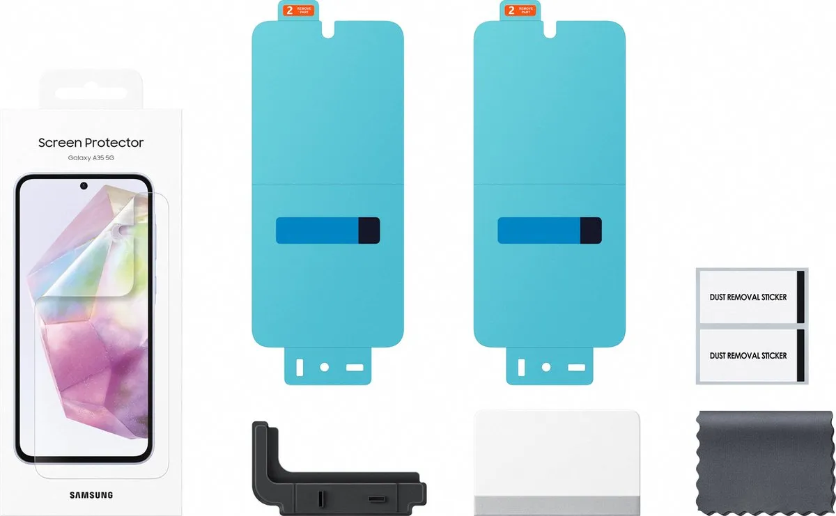 Samsung Galaxy A35 Screen Protector - Transparant - 2 Stuks