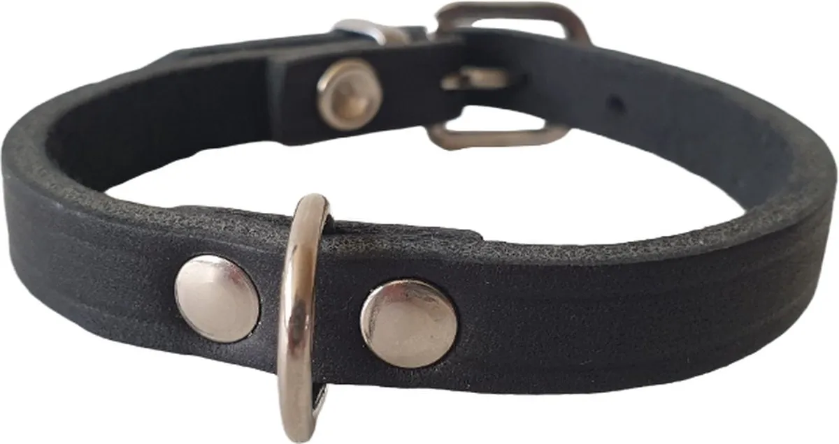 Flamingo Seattle Halsband - Zwart XS 18-21cm
