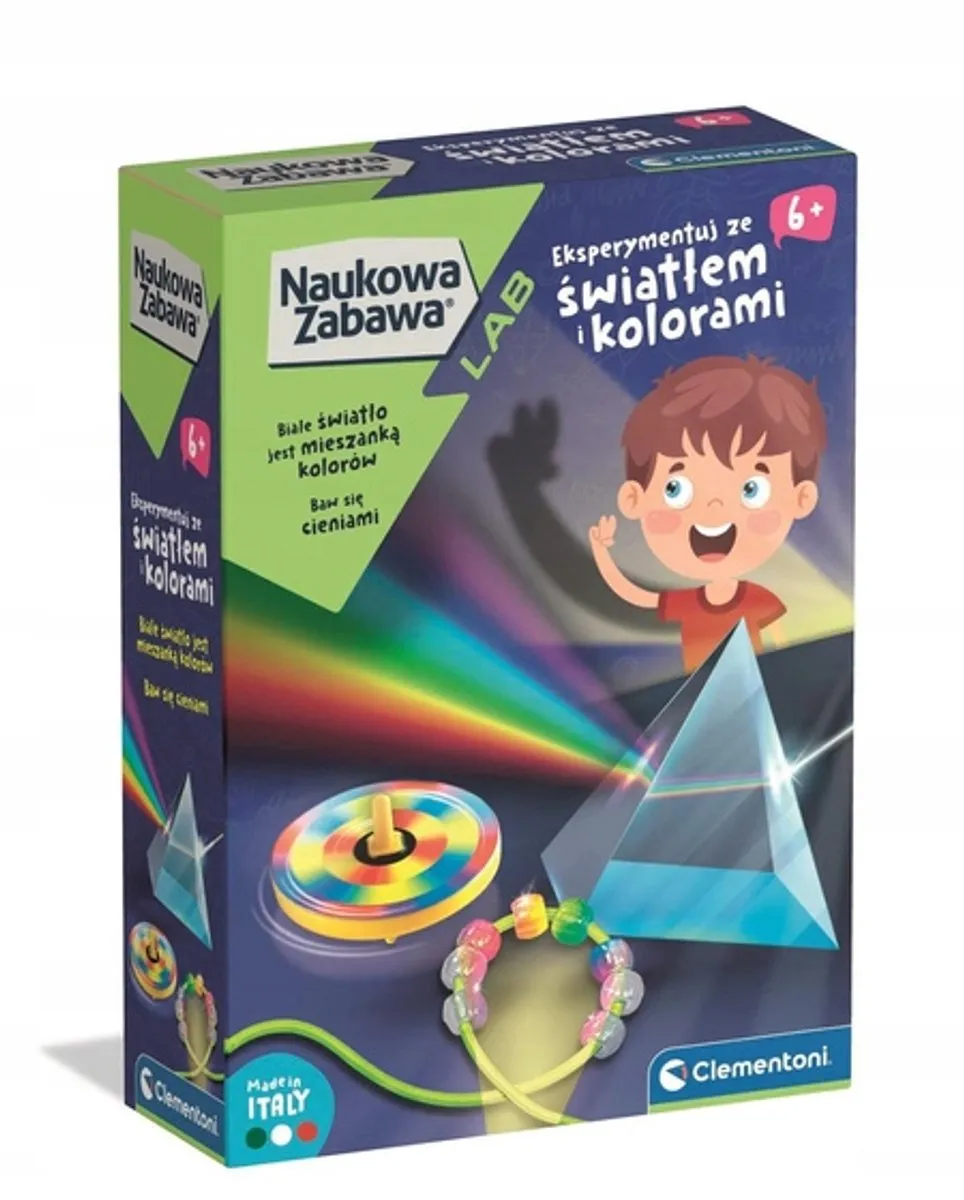 Clementoni Laboratorium Licht & Kleuren Set Experimente