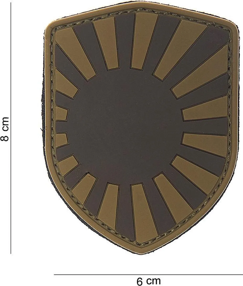 101 Inc Embleem 3D PVC Schild Japanse Oorlog Desert 10015