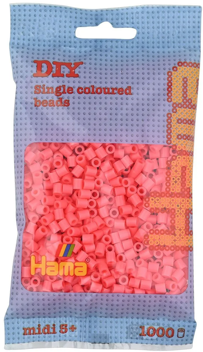 Hama Strijkkralen Pastelrood - 1000 Stuks