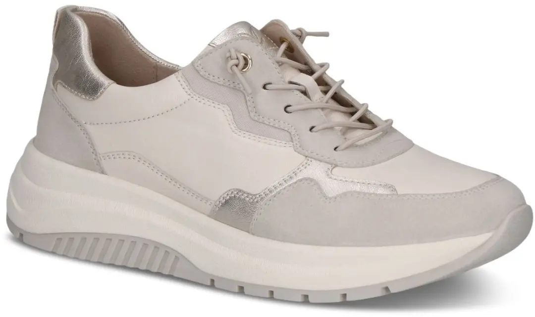 CAPRICE-art-9-23754-46 199-dames- elastische veter OFFWHITE