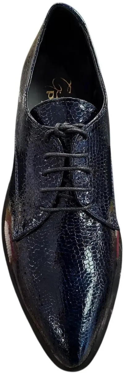 Gianluca Pisati Dafne Tejus Blauwe veterschoenen - afbeelding 2 van 4