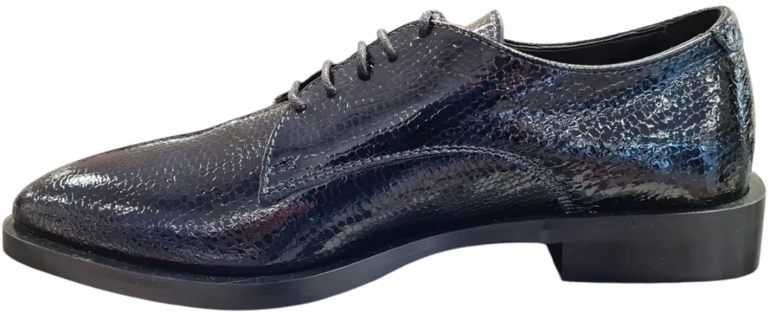 Gianluca Pisati Dafne Tejus Blauwe veterschoenen - afbeelding 4 van 4