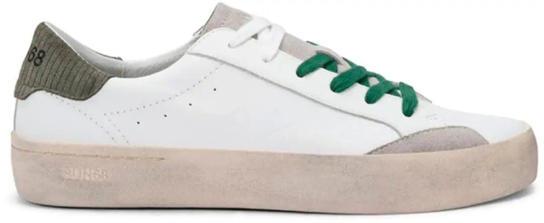 Sun68 Street Leather Schoenen Wit EU 43 Man