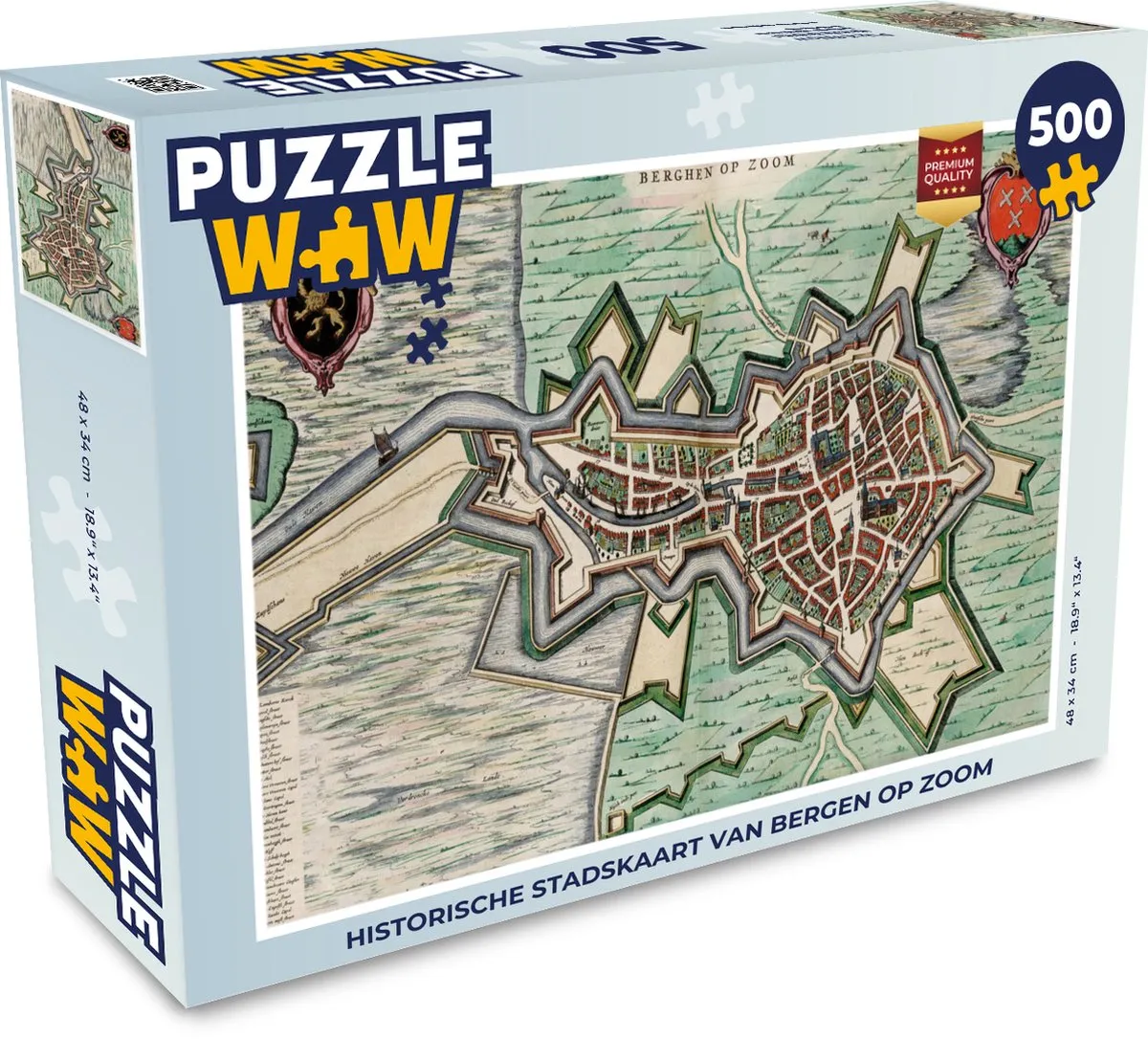 PuzzleWow Bergen op Zoom Antiek Legpuzzel 500 Stuks