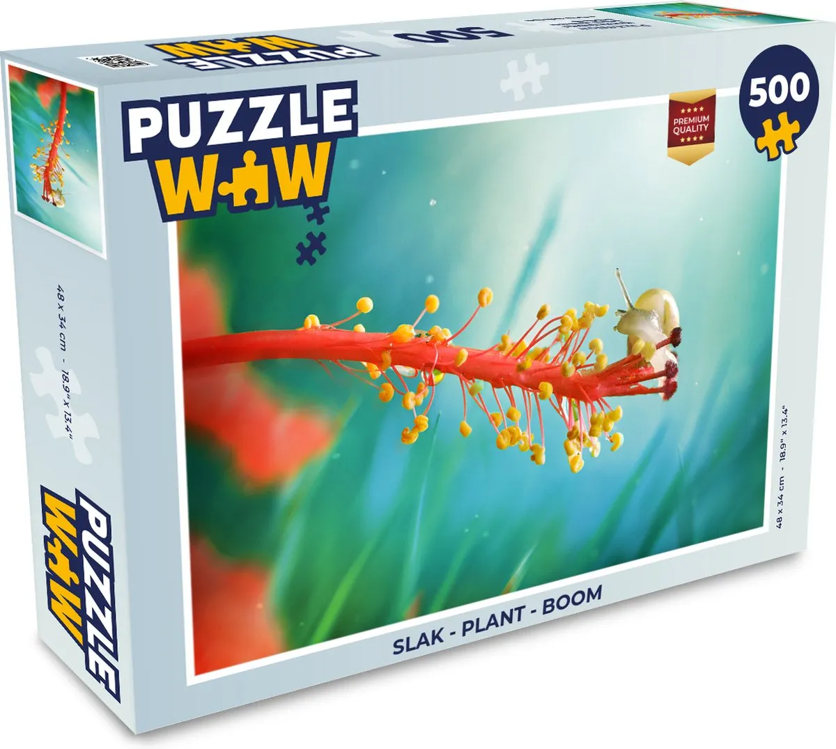 PuzzleWow Slak Boom Legpuzzel 500 Stuks