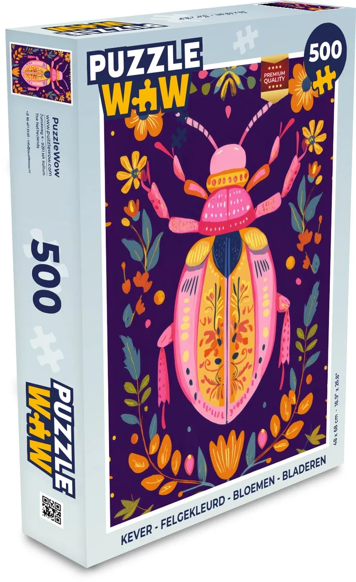PuzzleWow Kever Legpuzzel 500 Stuks
