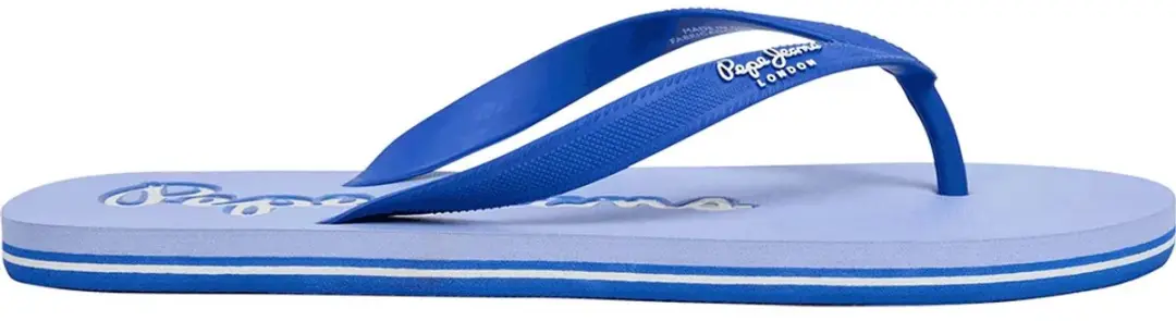 Pepe Jeans Bay Beach Party Slippers Blauw EU 45 Man