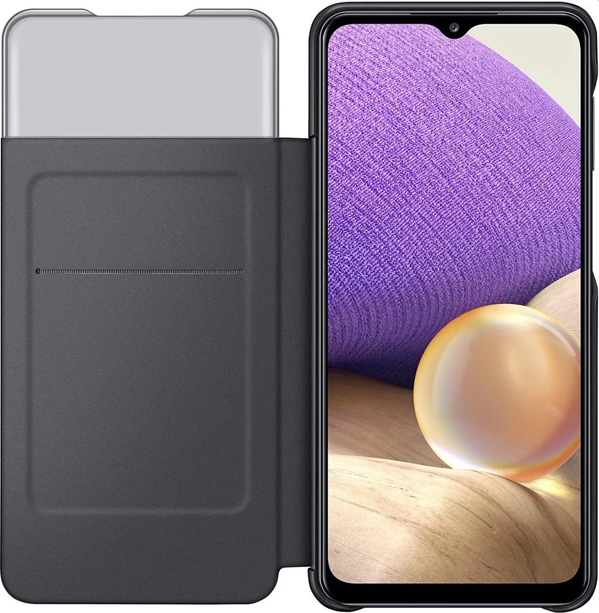 Samsung Galaxy A32 5G S View Wallet Cover EF-EA326PBEGWW - Zwart
