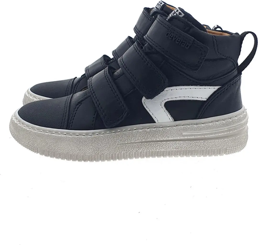 Develab 45913 klittenband sneaker boots zwart, 34