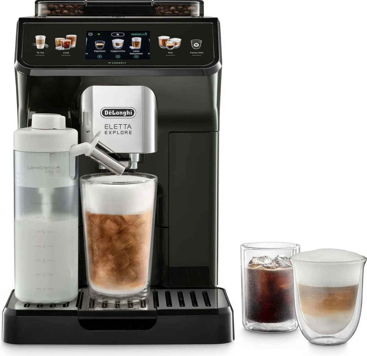 De'Longhi Eletta Explore ECAM450.65.G Volautomaat Espressomachine - Zwart