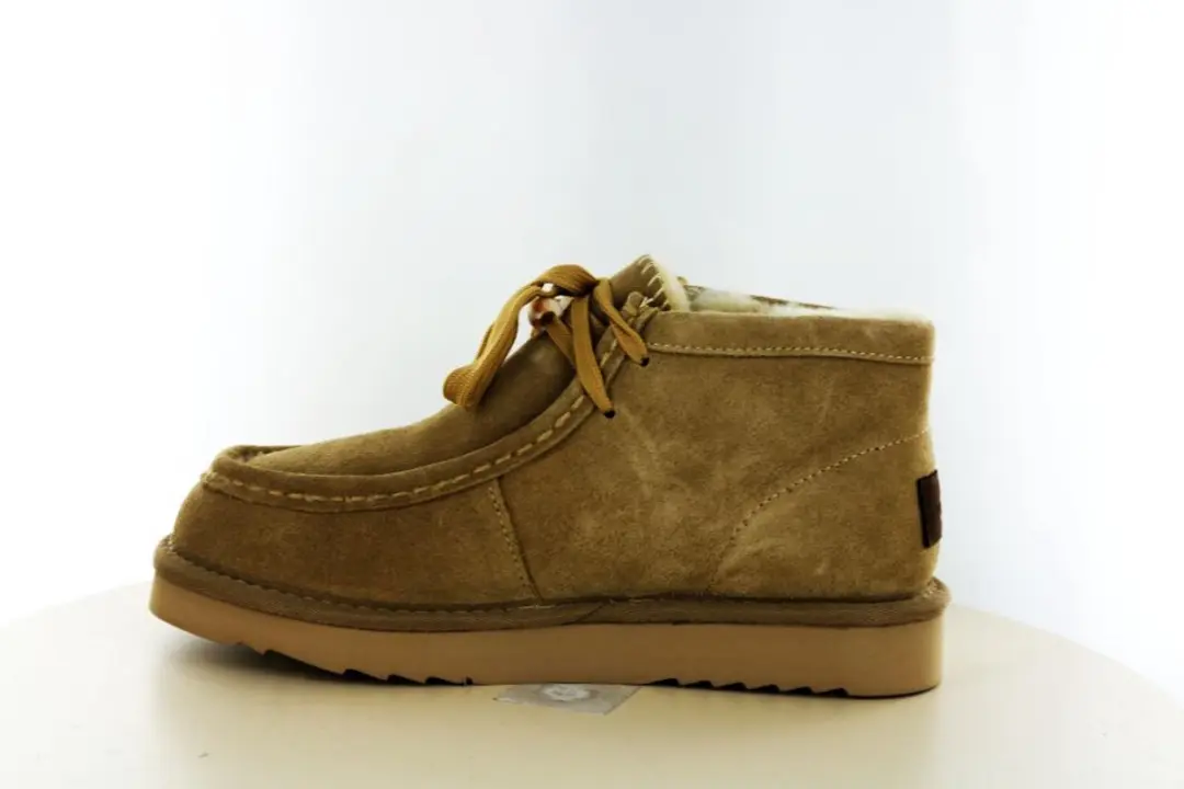 Warmbat Yeppoon Veterschoenen Taupe - afbeelding 3 van 6