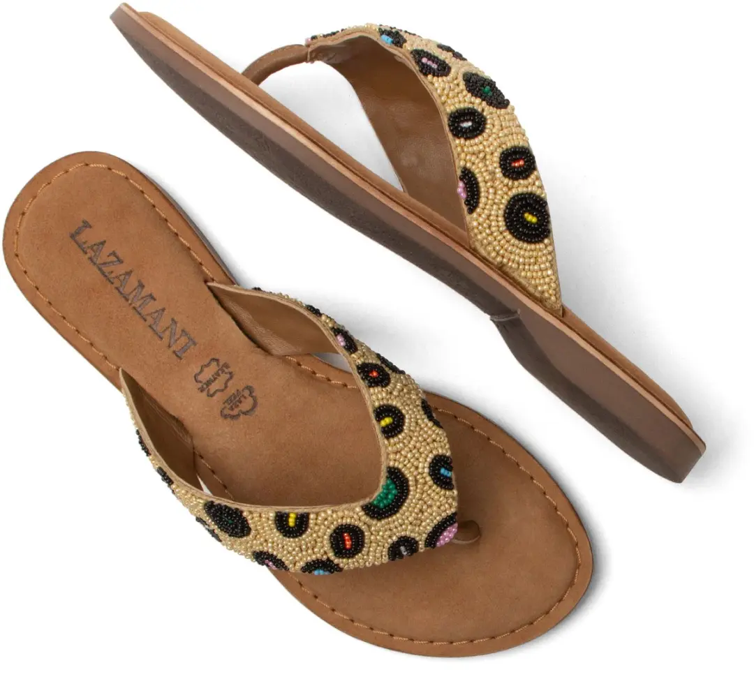 Lazamani Ebba Teenslippers LA75902 Beige - afbeelding 3 van 6