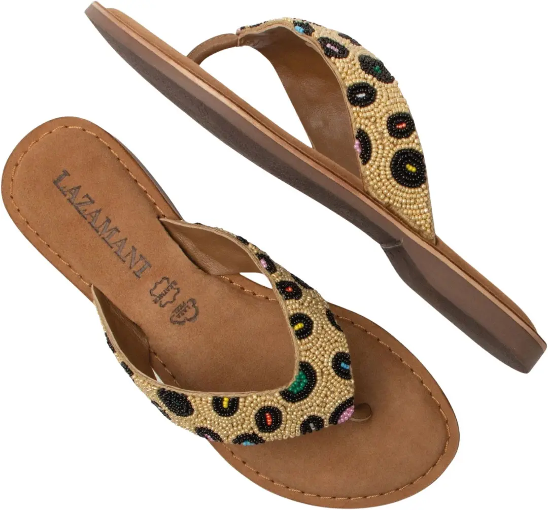 Lazamani Ebba Teenslippers LA75902 Beige - afbeelding 4 van 6