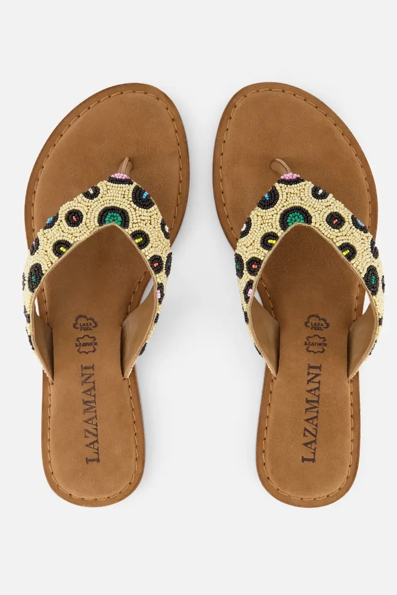 Lazamani Ebba Teenslippers LA75902 Beige - afbeelding 5 van 6