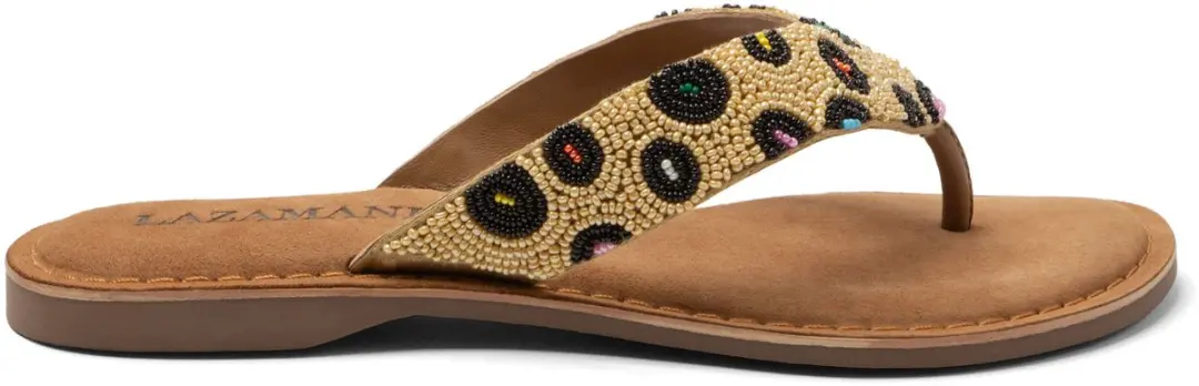 Lazamani Ebba Teenslippers LA75902 Beige - afbeelding 2 van 6