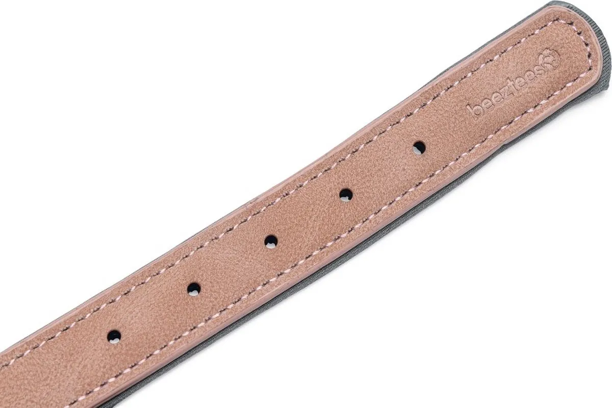Beeztees Balacron Ax Halsband Hond - Roze - 31-39cm x 20mm