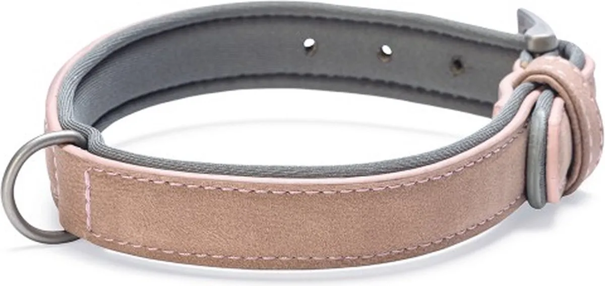 Beeztees Balacron Ax Halsband Hond - Roze - 31-39cm x 20mm