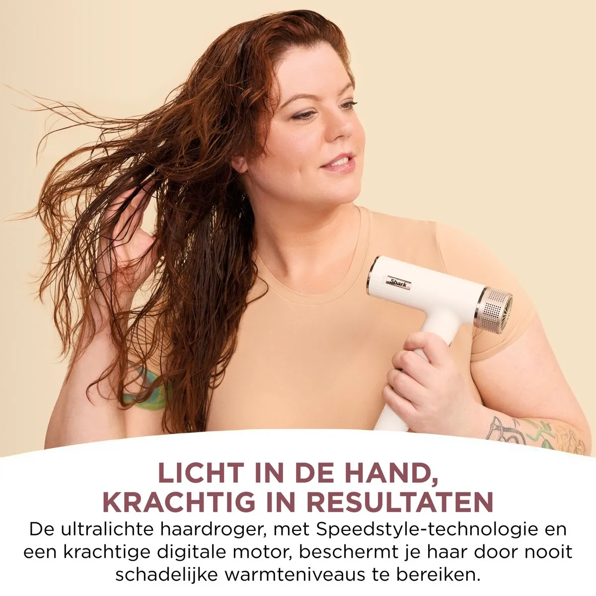 Shark SpeedStyle HD334EU Haardroger - 1700W - 3 Snelheden/Warmtestanden