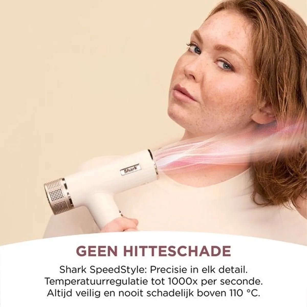 Shark SpeedStyle HD334EU Haardroger - 1700W - 3 Snelheden/Warmtestanden