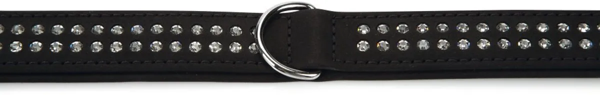 Beeztees Buffalo Halsband - Leer XXXXL - Zwart