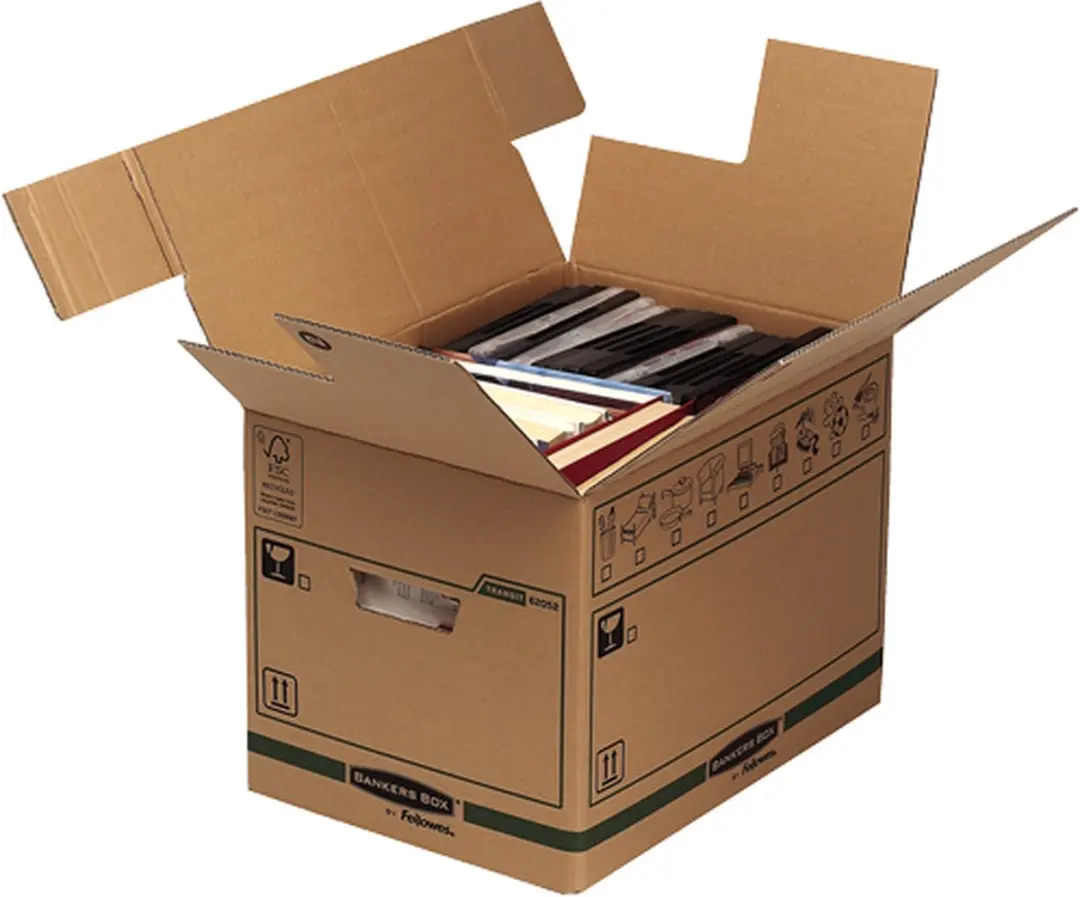 Fellowes Smoothmove Prime Verhuisdoos 37.5L - 5 Stuks - afbeelding 3 van 4