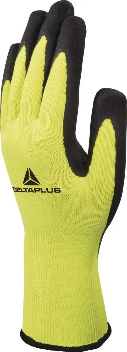 Delta Plus VV733 Werkhandschoen Fluogeel/Zwart maat 10