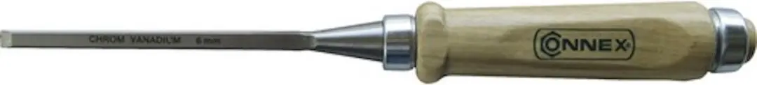 Connex Steekbeitel 6 mm Hout Ulmer-greep