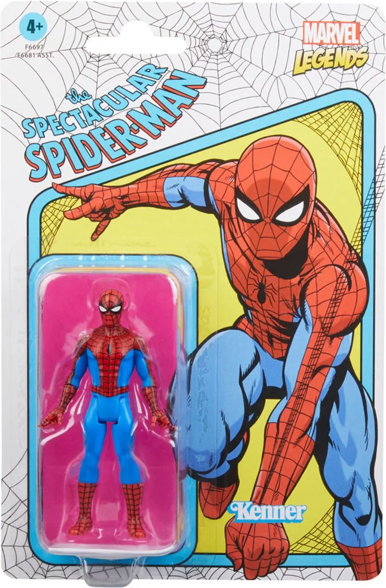 Marvel SpiderMan Spectacular Actiefiguur 10cm - F66975X2 - Multicolor