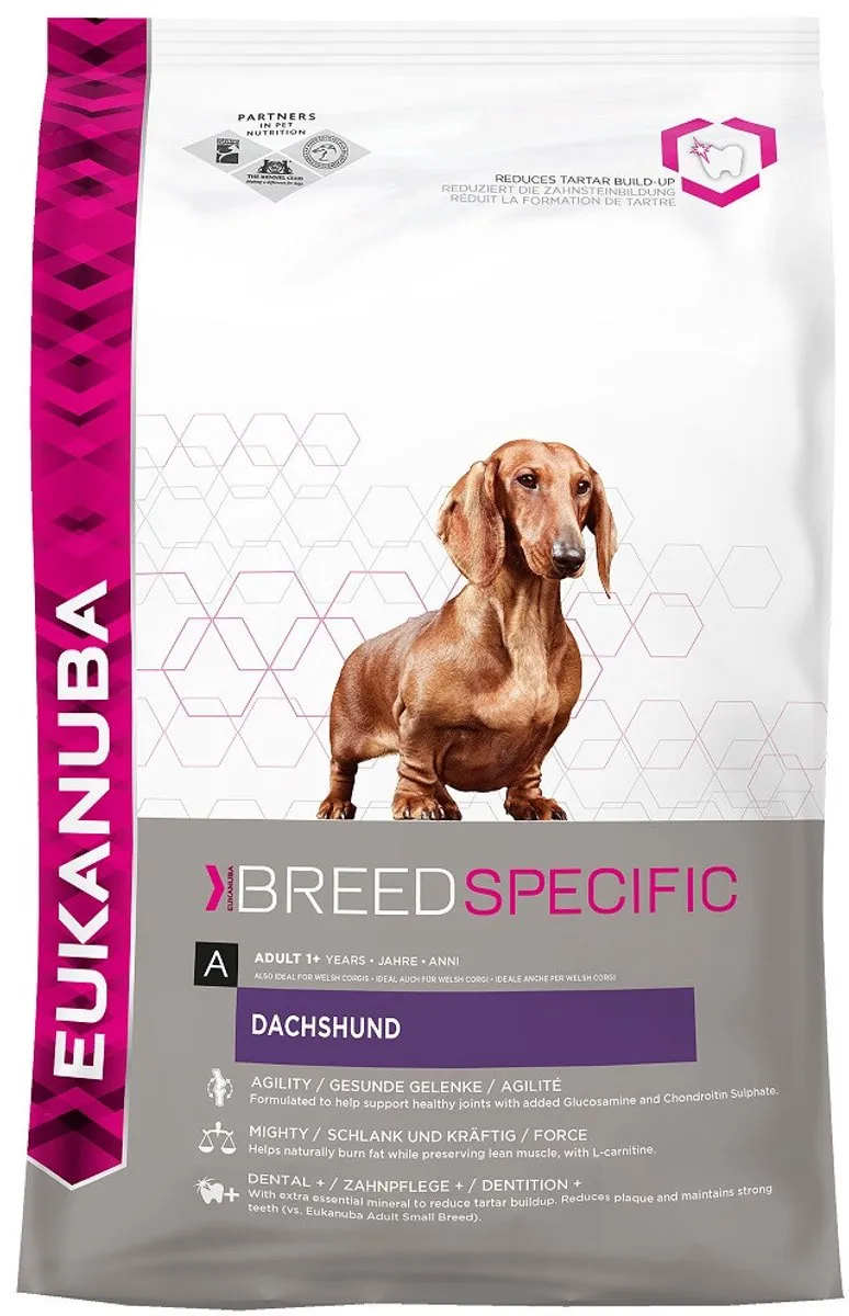 Eukanuba Dog Adult Teckel 2,5kg - 3 Stuks