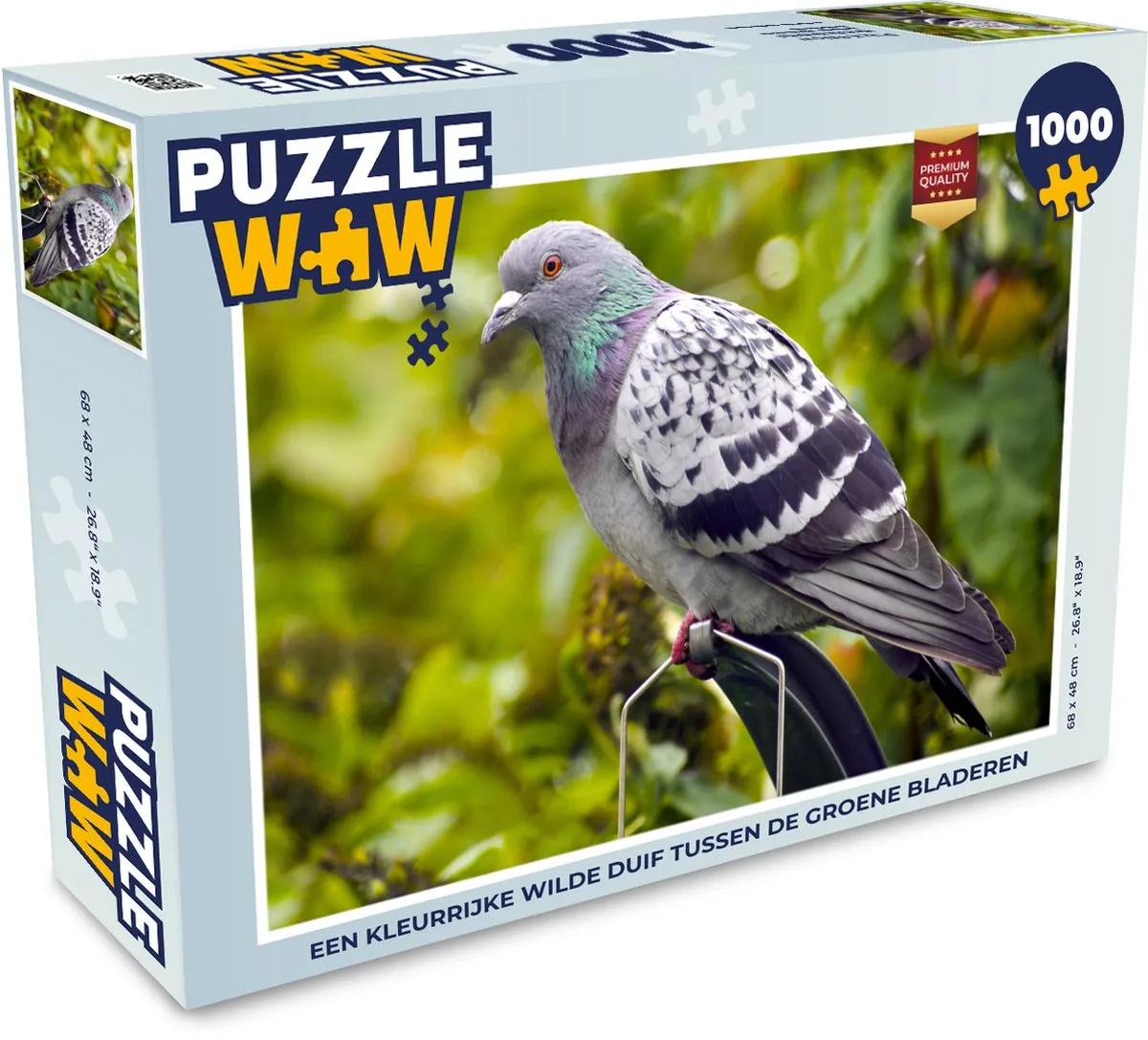 PuzzleWow Legpuzzel 1000 Stuks - Multicolor