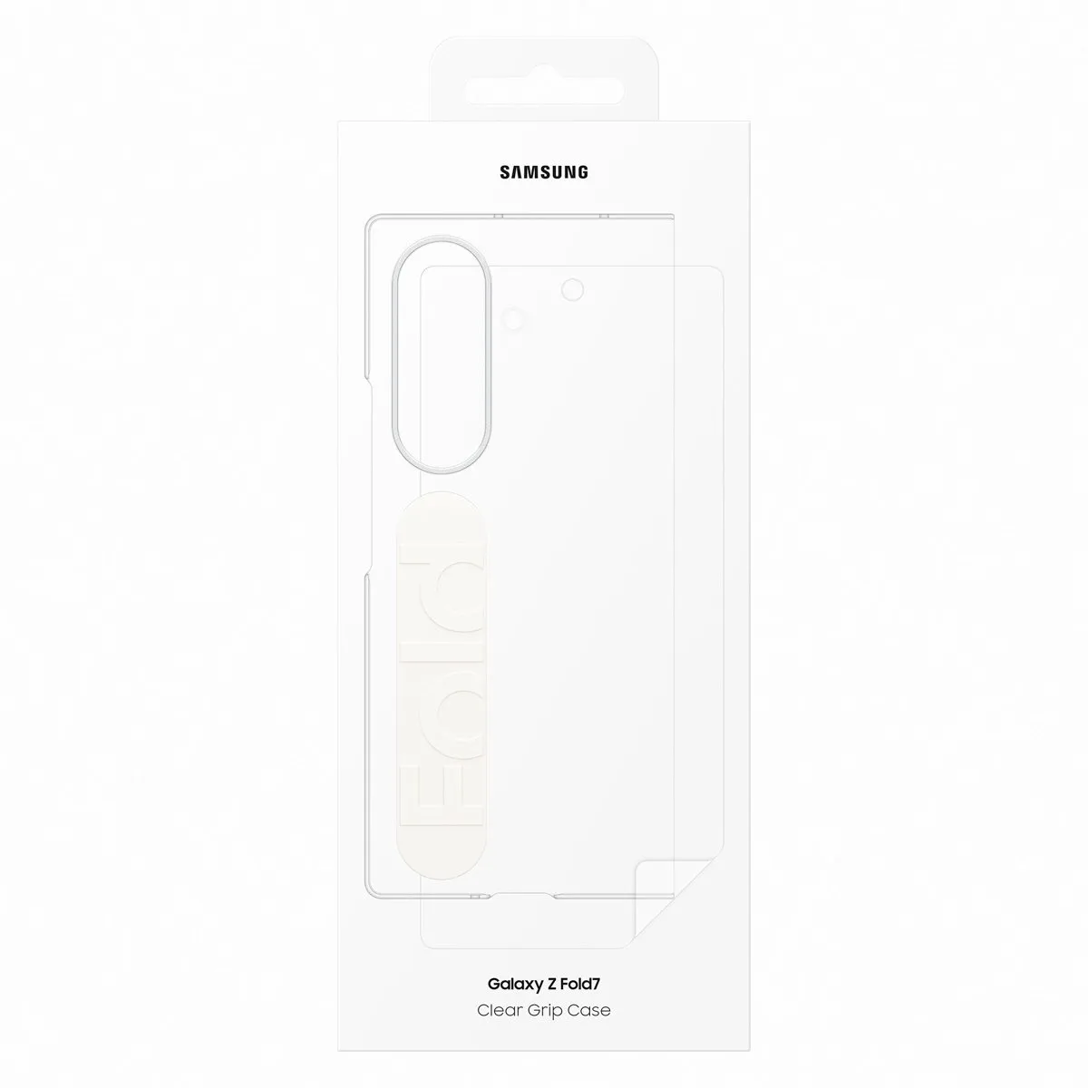 Samsung Galaxy Z Fold 7 Clear Grip Hoesje - Transparant