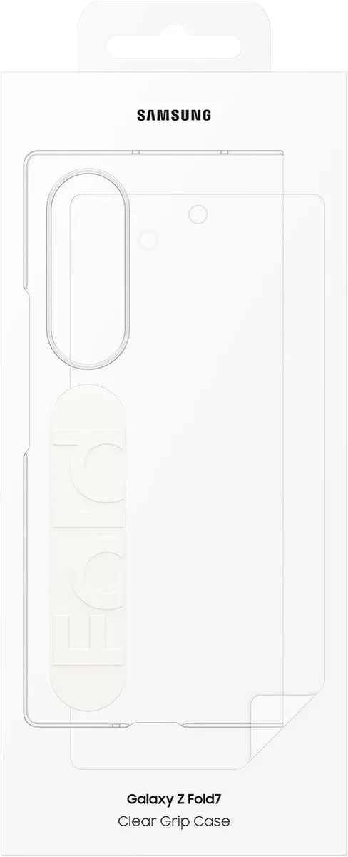 Samsung Galaxy Z Fold 7 Clear Grip Hoesje - Transparant
