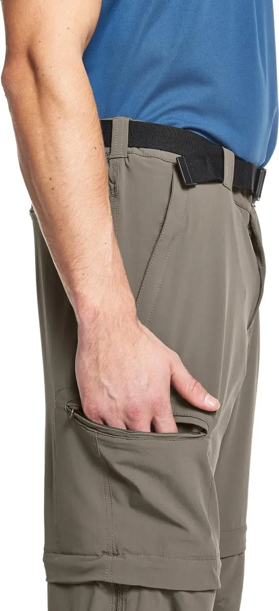 Maier Sports Tajo zip-off broek 56 - Grijs/Bruin - afbeelding 3 van 4