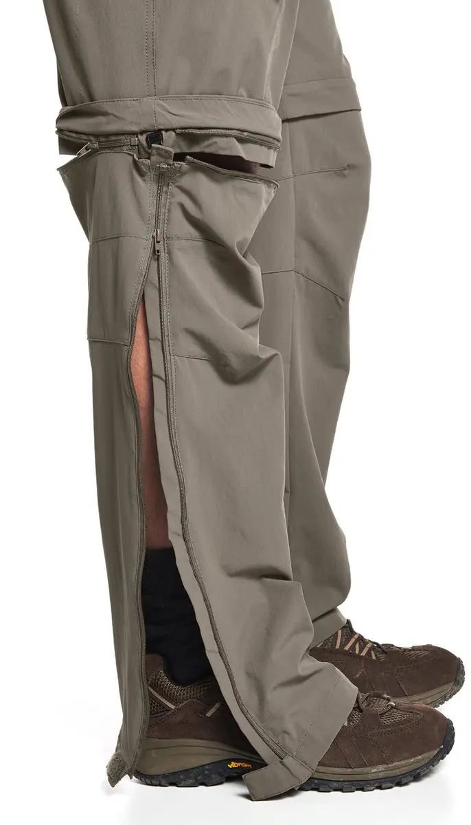 Maier Sports Tajo zip-off broek 56 - Grijs/Bruin - afbeelding 4 van 4