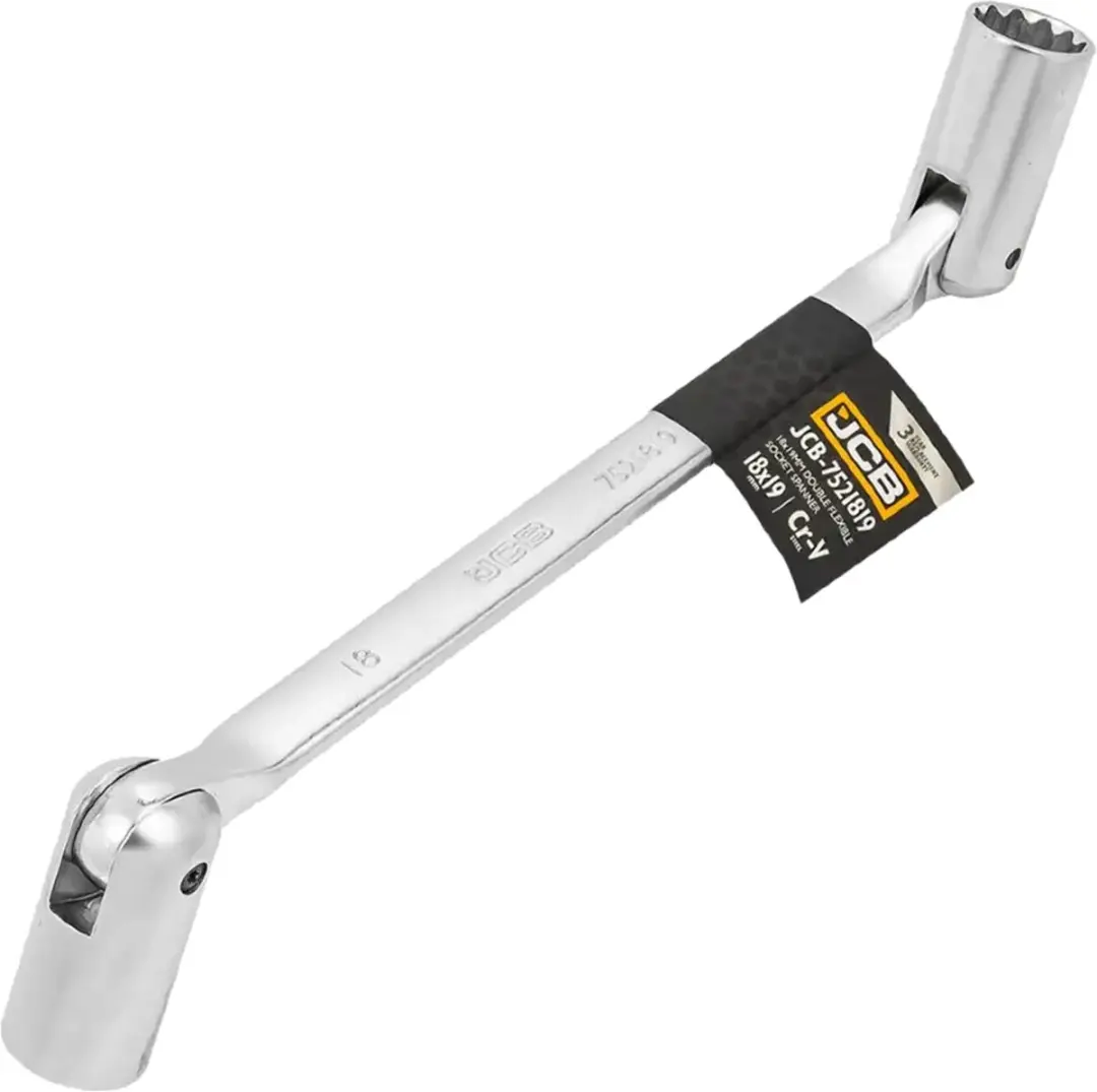 JCB Serie Verstelbare dopsleutel 18-19mm 12-kantig - afbeelding 2 van 6