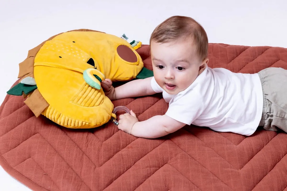 Trixie Tummy Time Kussen Mr. Lion - Geel