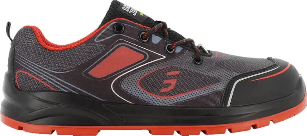 Safety Jogger Cador S1P Veiligheidsschoen SlipvastSRC-ESD Rood - Maat 41
