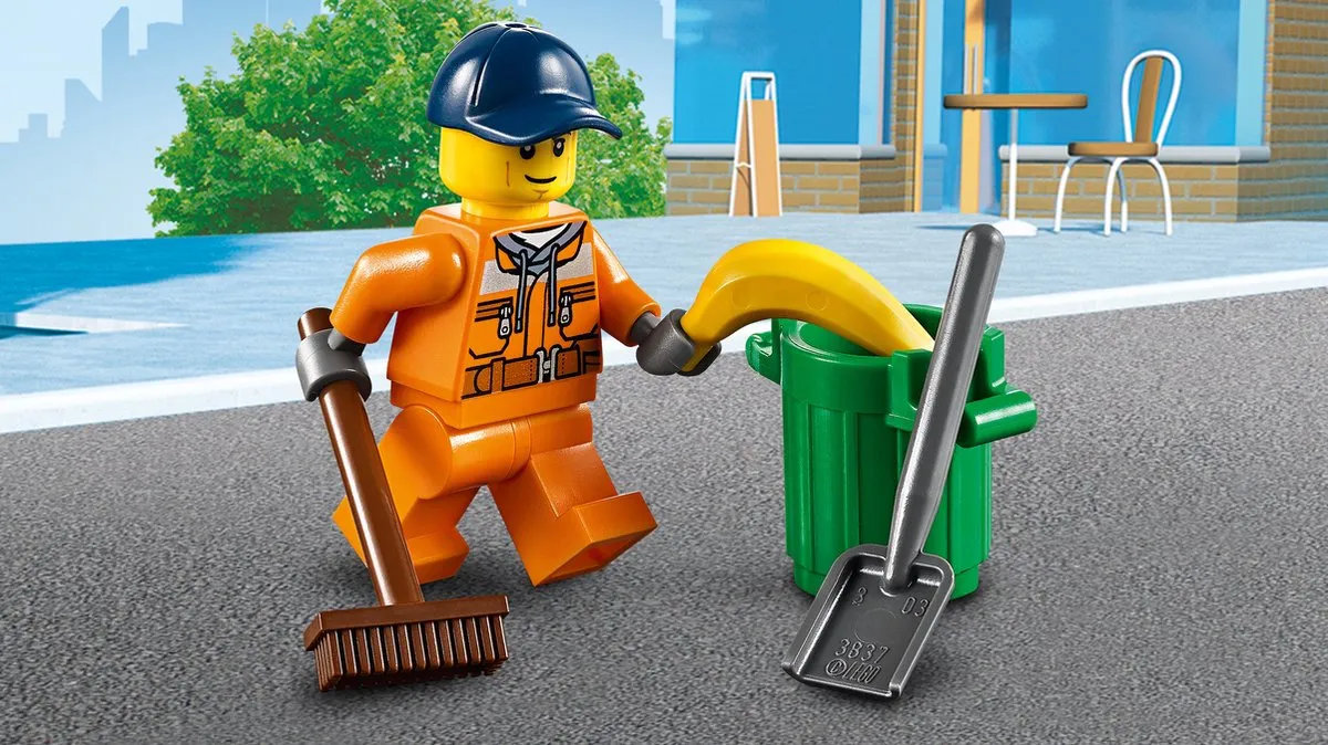 LEGO City Straatveegmachine 60249 - Blauw